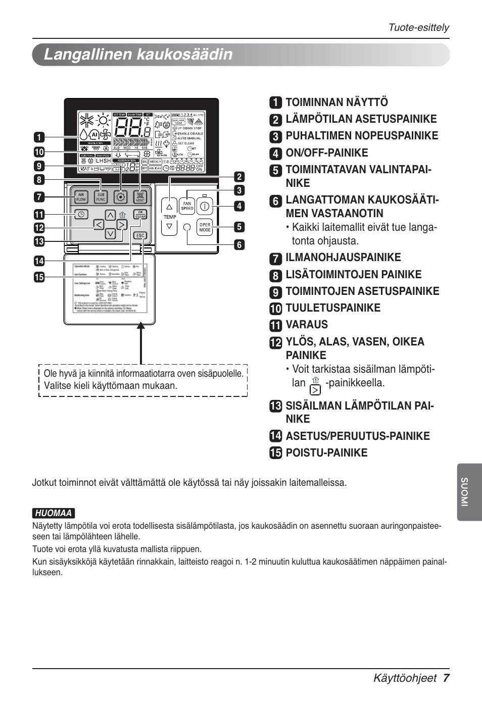 Langallinen kaukosäädin | LG UT60 User Manual | Page 653 / 723