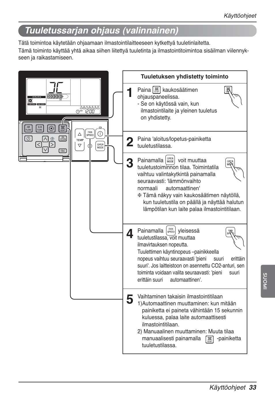 Tuuletussarjan ohjaus (valinnainen) | LG UT60 User Manual | Page 679 / 723