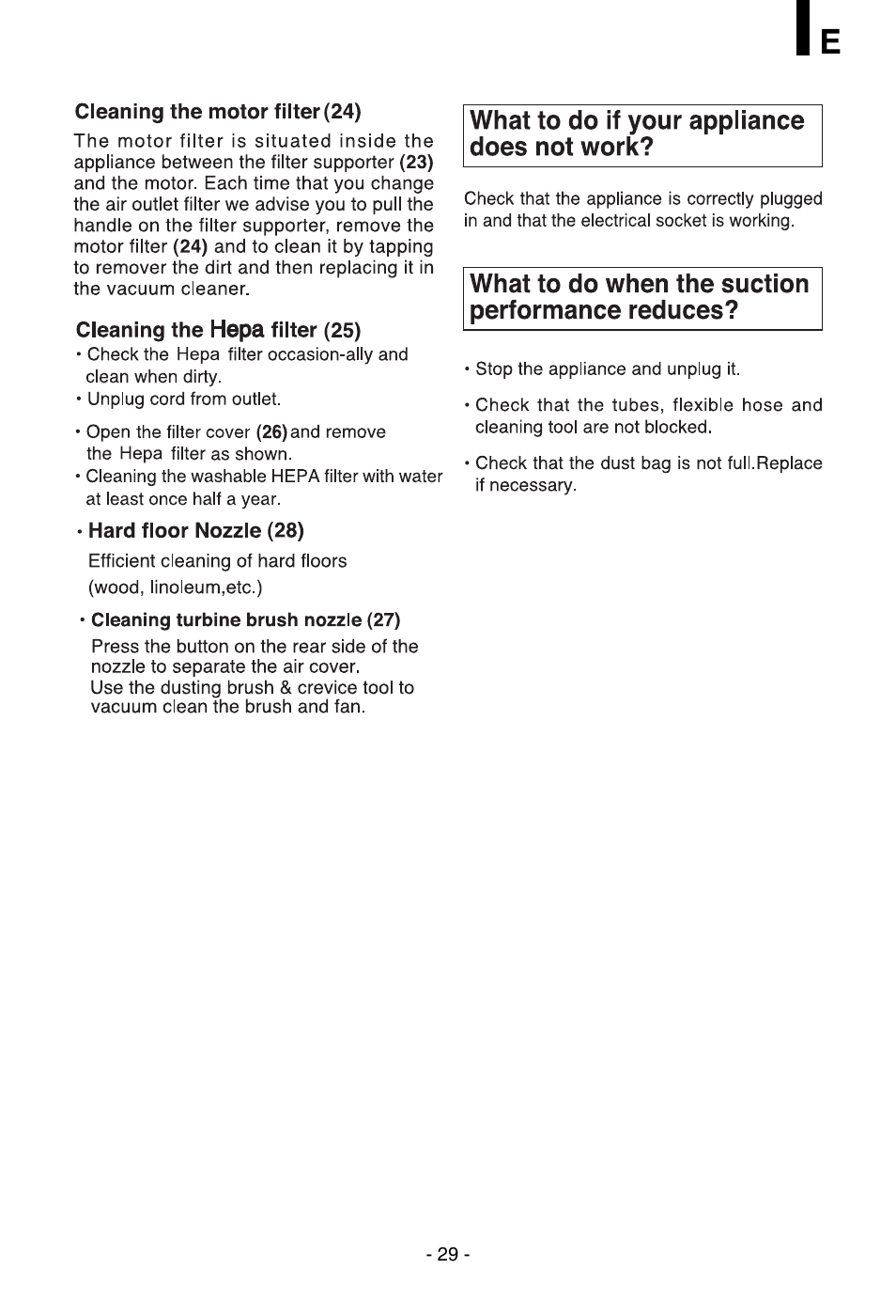 LG VC3815N User Manual | Page 30 / 41