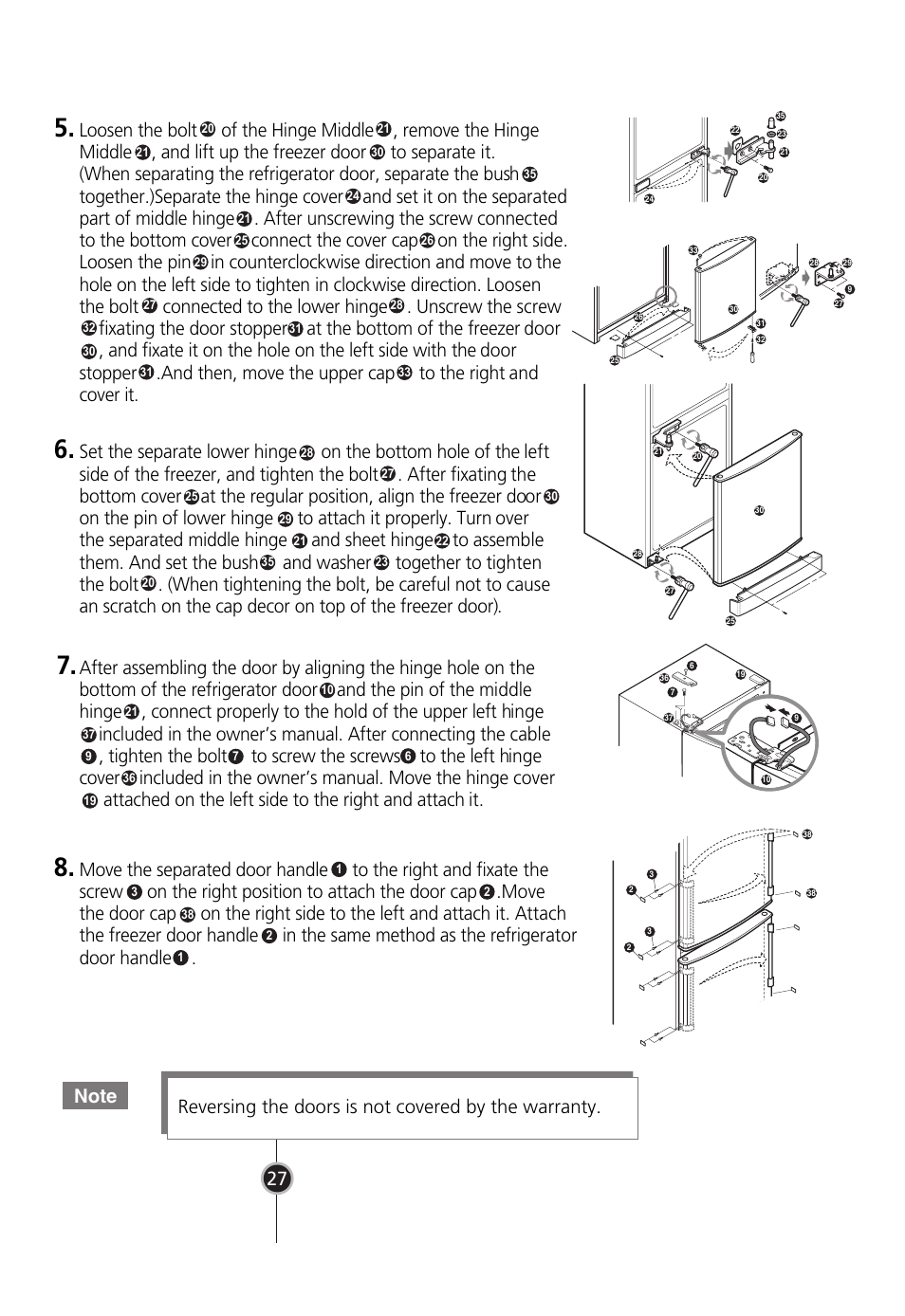 LG GR-B409BLQA User Manual | Page 26 / 80