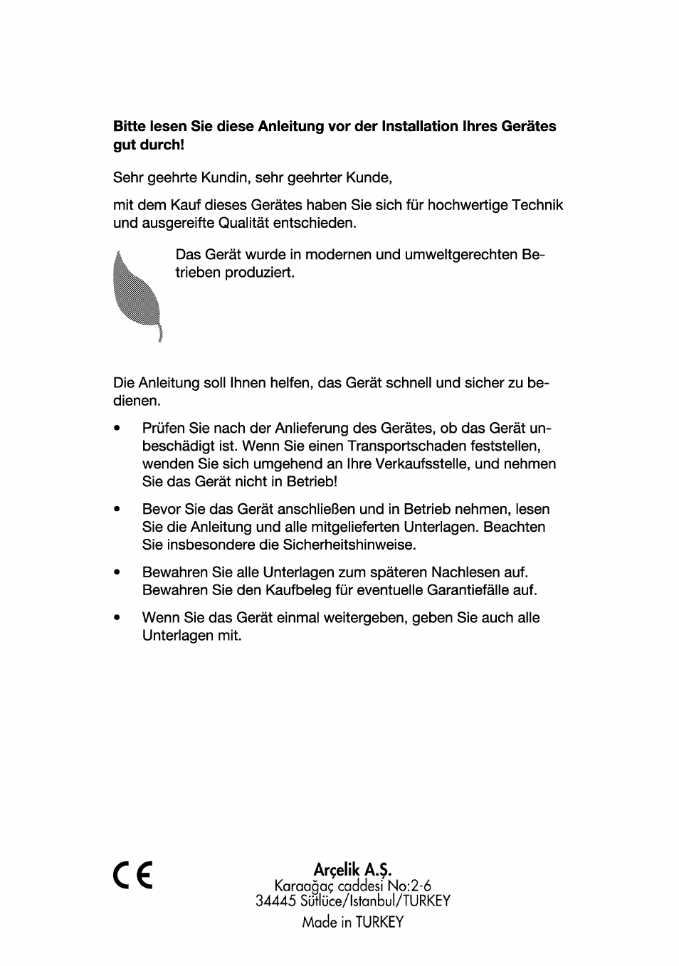Arcelik a.s | Beko OIM 22301 X User Manual | Page 26 / 75