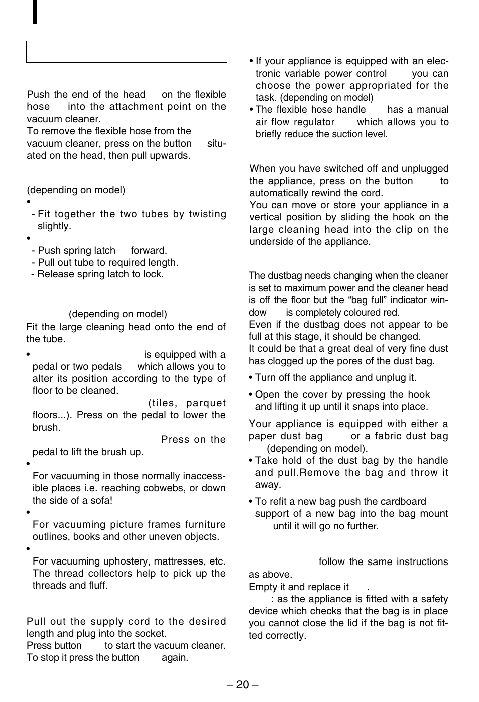 How to use | LG V-C3245ND User Manual | Page 21 / 29