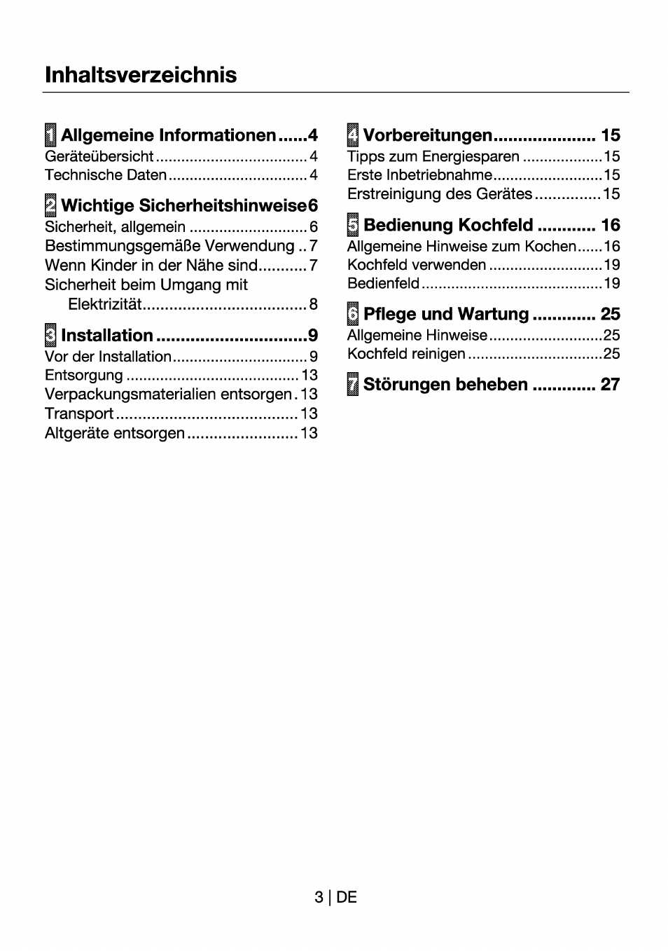 Beko HII 64400 AT User Manual | Page 27 / 76