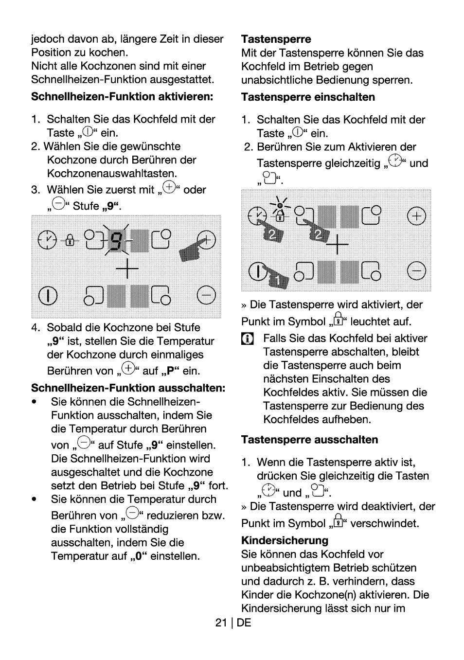 Beko HII 64400 AT User Manual | Page 45 / 76