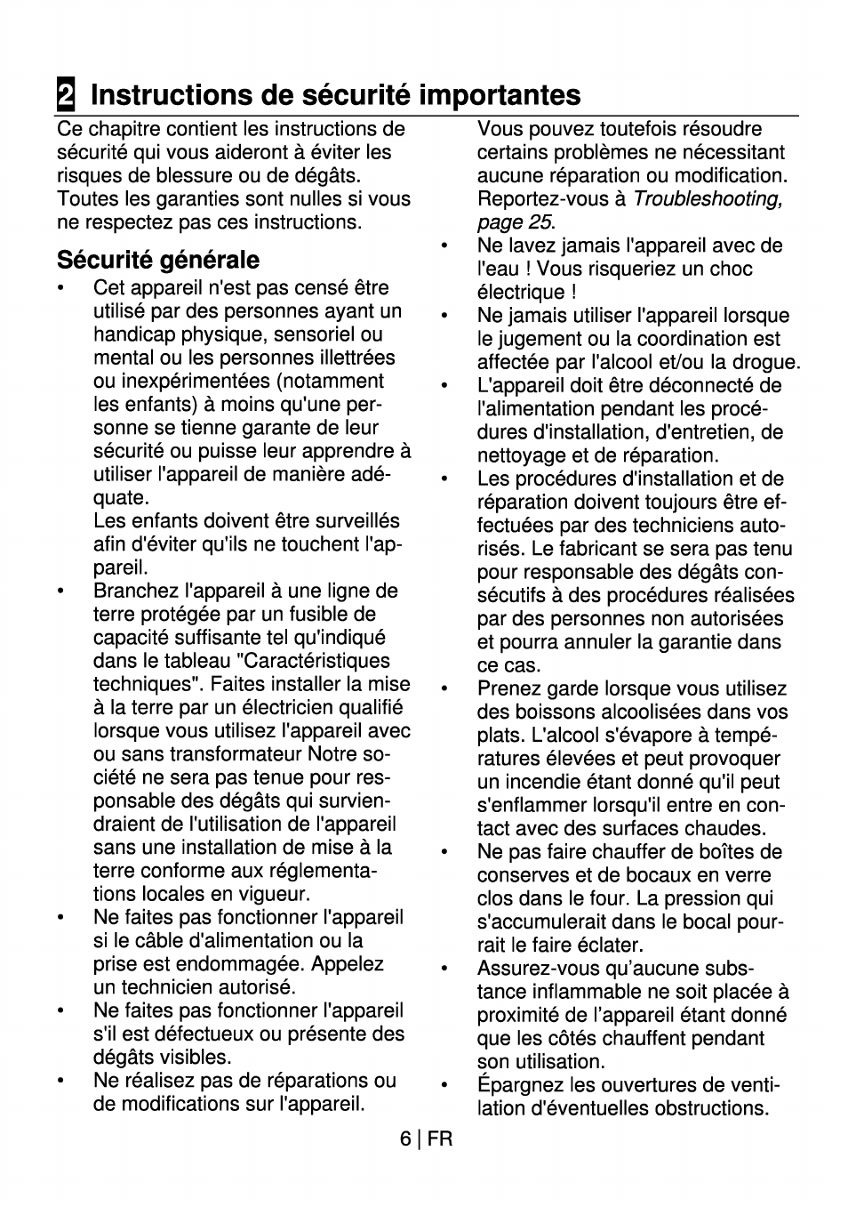 Q instructions de sécurité importantes, Sécurité générale, Instructions de sécurité | Importantes | Beko HII 64400 AT User Manual | Page 56 / 76