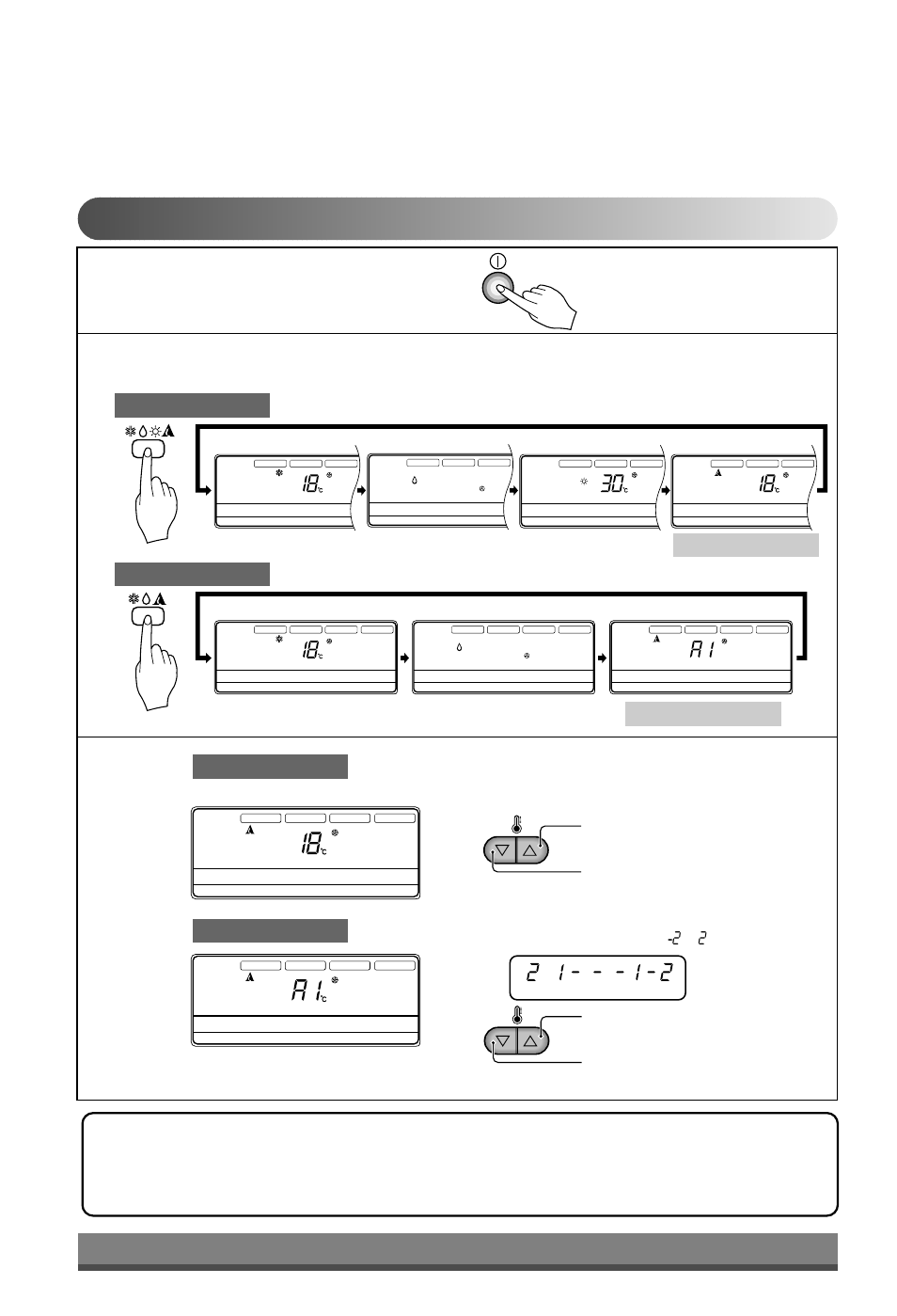 Auto operation mode, Operation display heat pump model, Cooling model | Press the on/off button, Cold cool proper warm hot | LG LB-H368GSS0 User Manual | Page 14 / 46