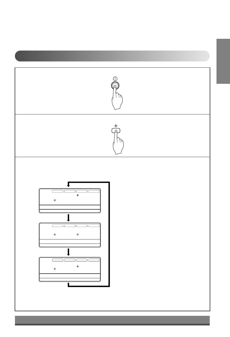 English, Fan operation, Press the on/off button | LG LB-H368GSS0 User Manual | Page 15 / 46