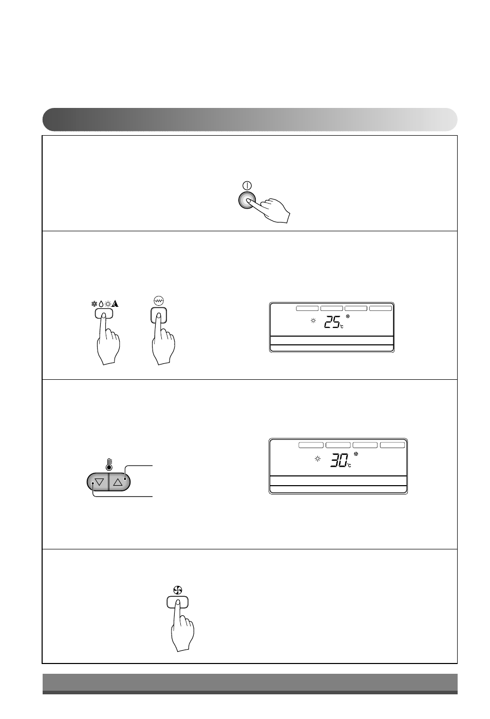 Electric heater operation mode(optional), Press the on/off button | LG LB-H368GSS0 User Manual | Page 16 / 46