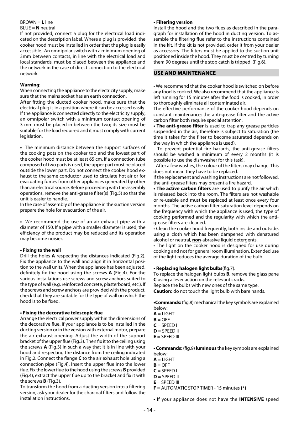 Beko CWB 6550 X User Manual | Page 14 / 20