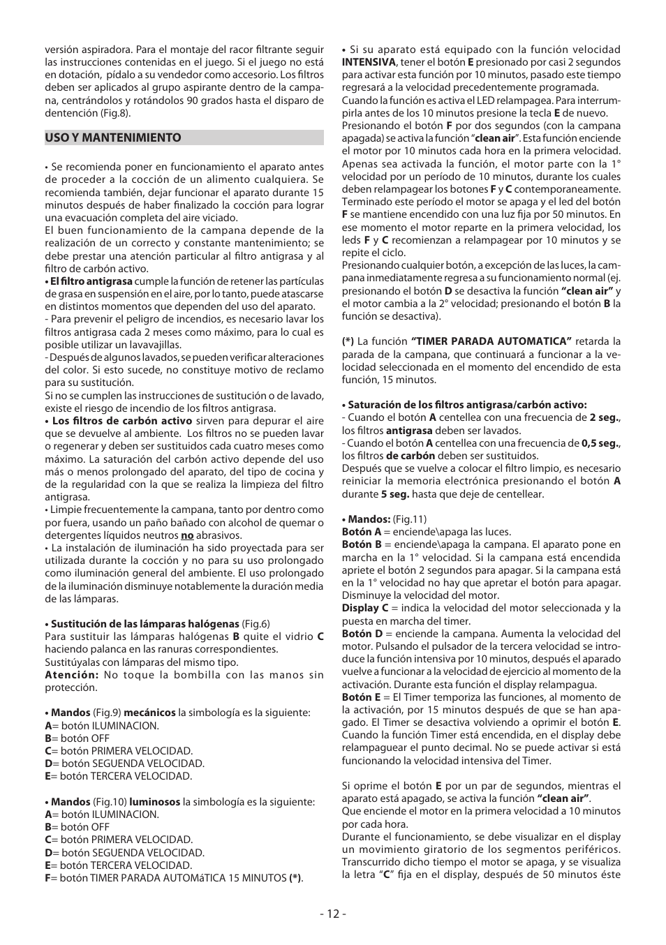 Beko CWB 6610 X User Manual | Page 12 / 24