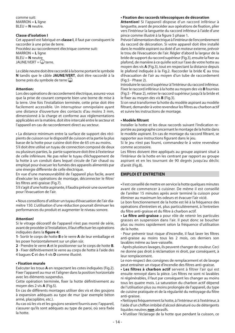 Beko CWB 6610 X User Manual | Page 14 / 24