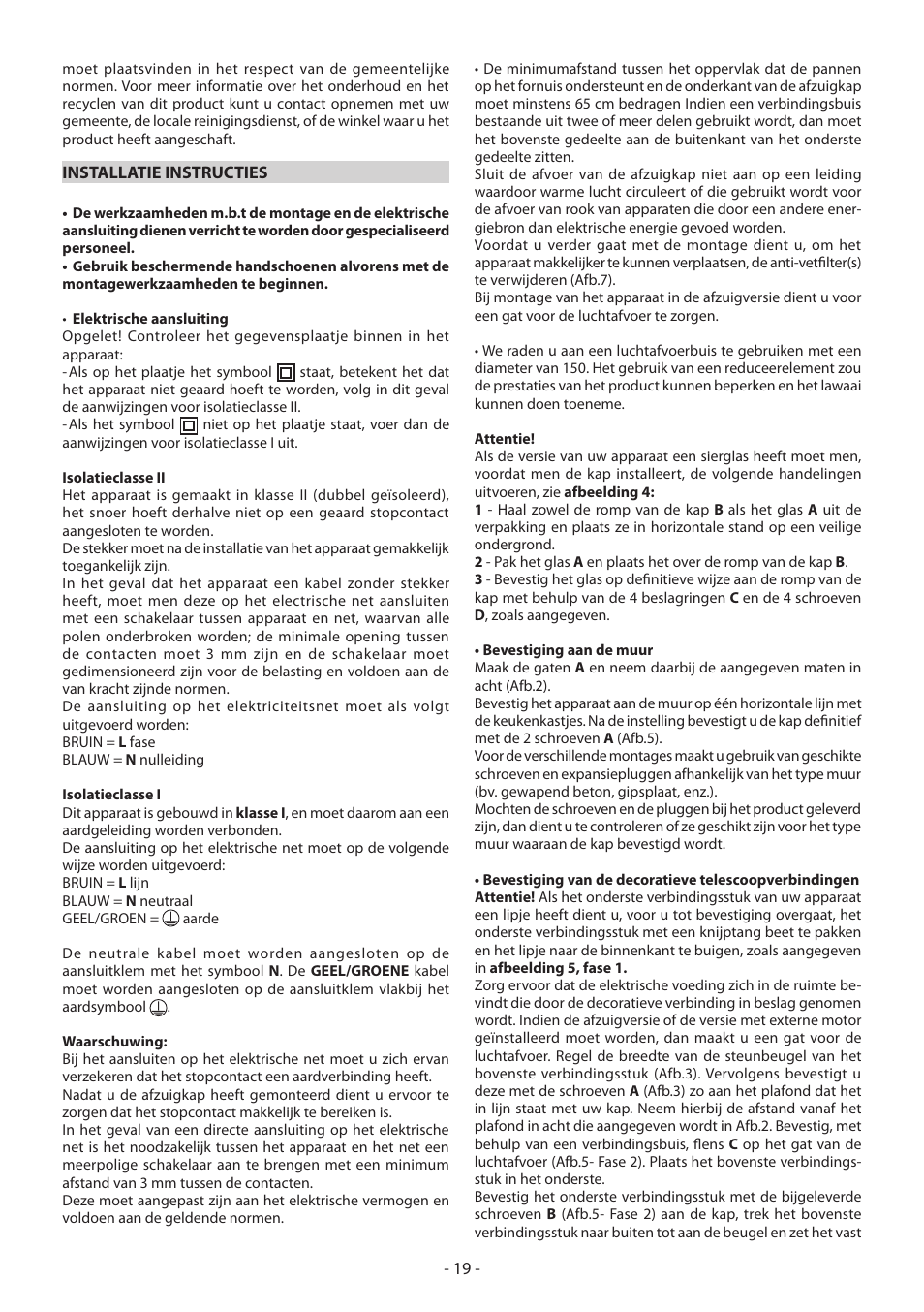 Beko CWB 6610 X User Manual | Page 19 / 24