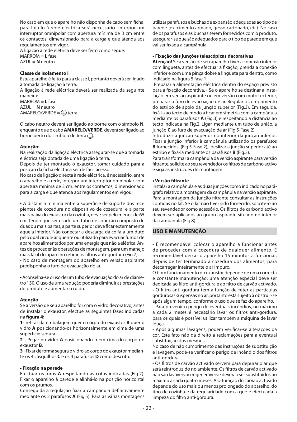 Beko CWB 6610 X User Manual | Page 22 / 24