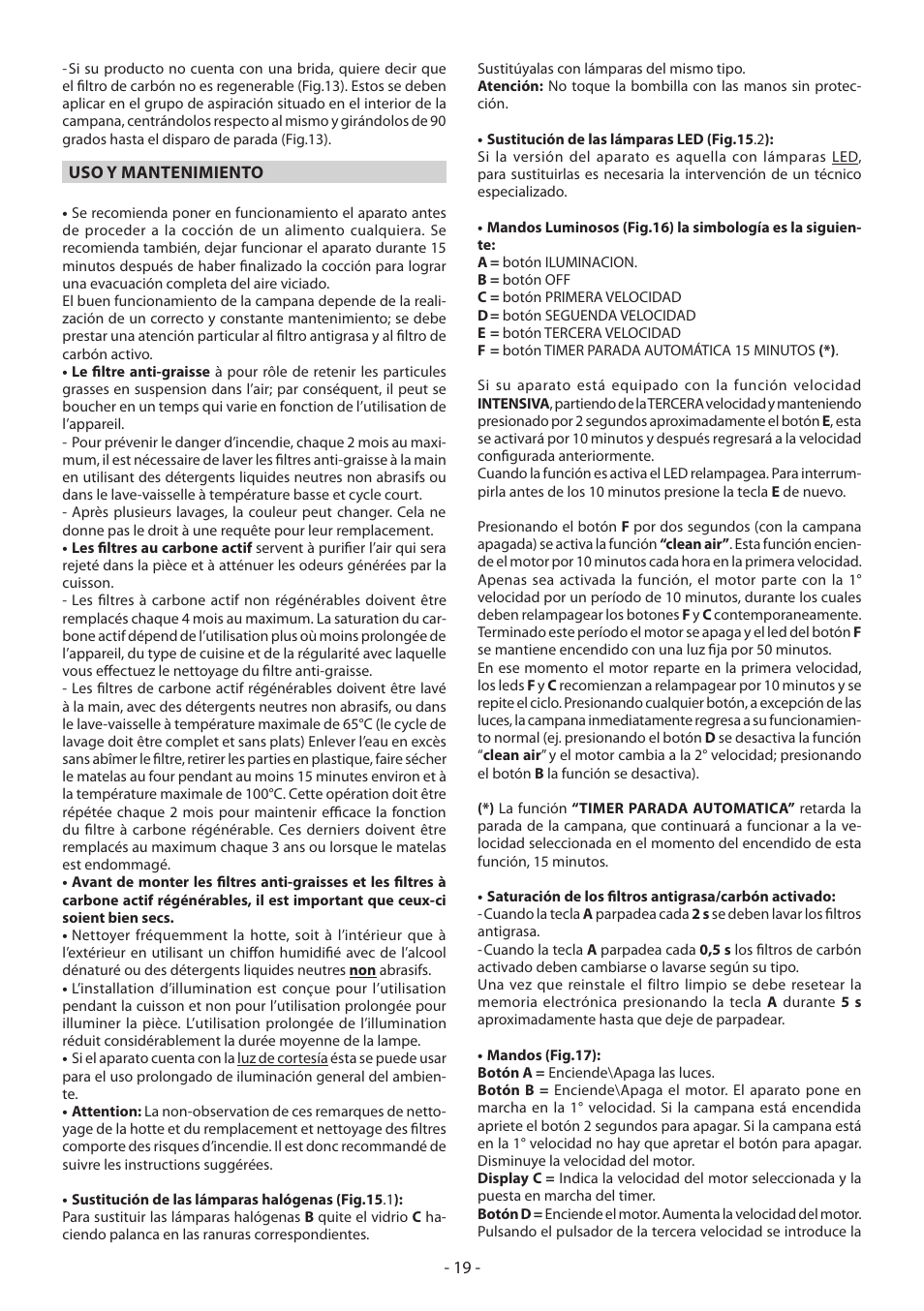 Beko CWB 6930 X User Manual | Page 19 / 40