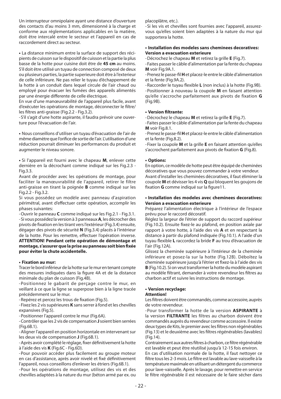 Beko CWB 6930 X User Manual | Page 22 / 40