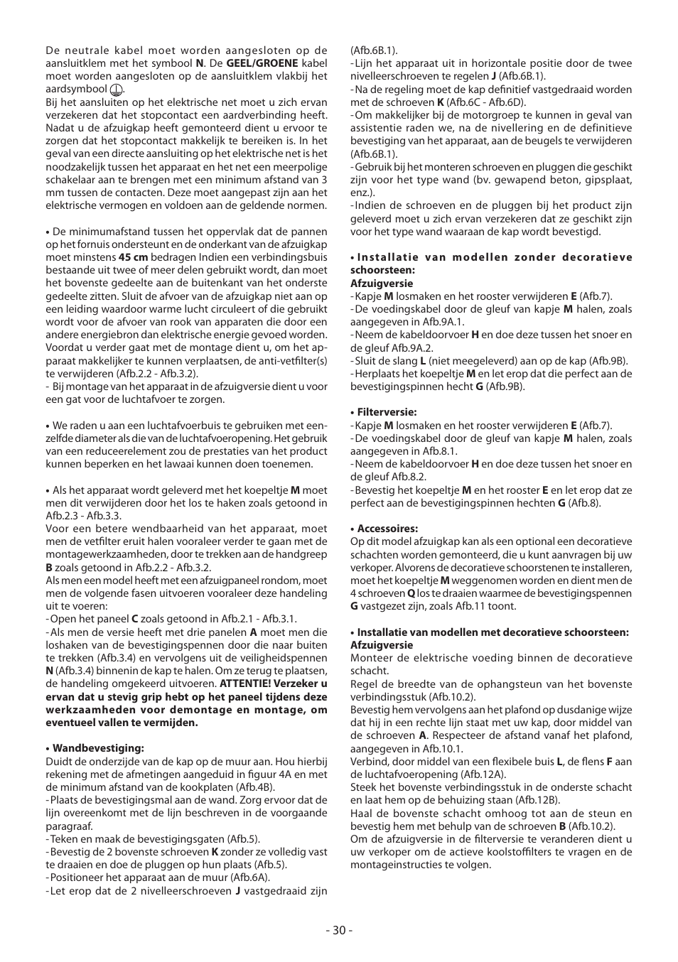 Beko CWB 6930 X User Manual | Page 30 / 40