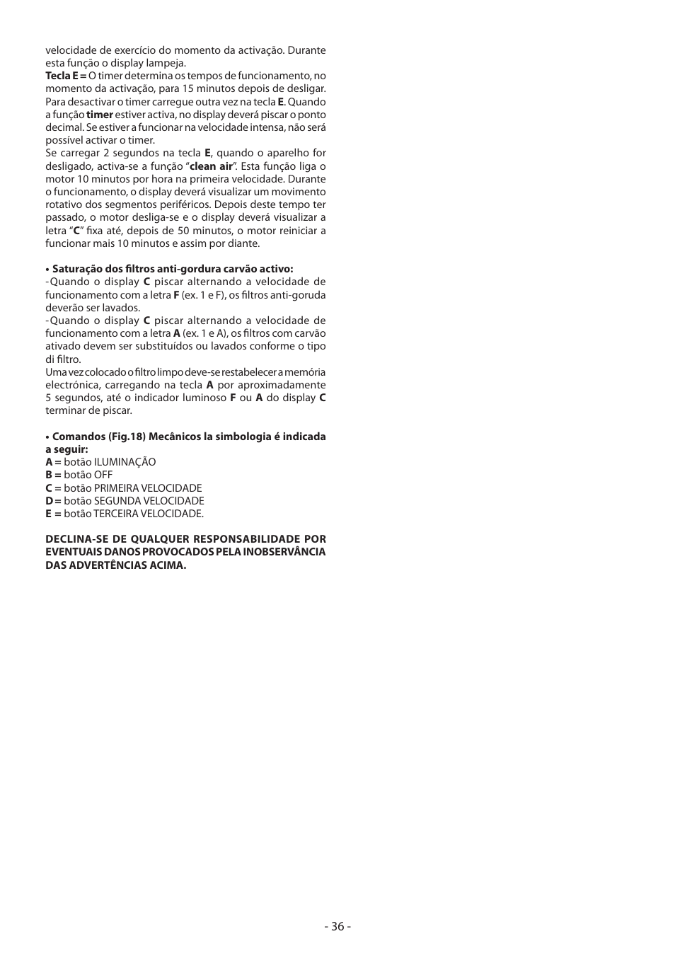 Beko CWB 6930 X User Manual | Page 36 / 40