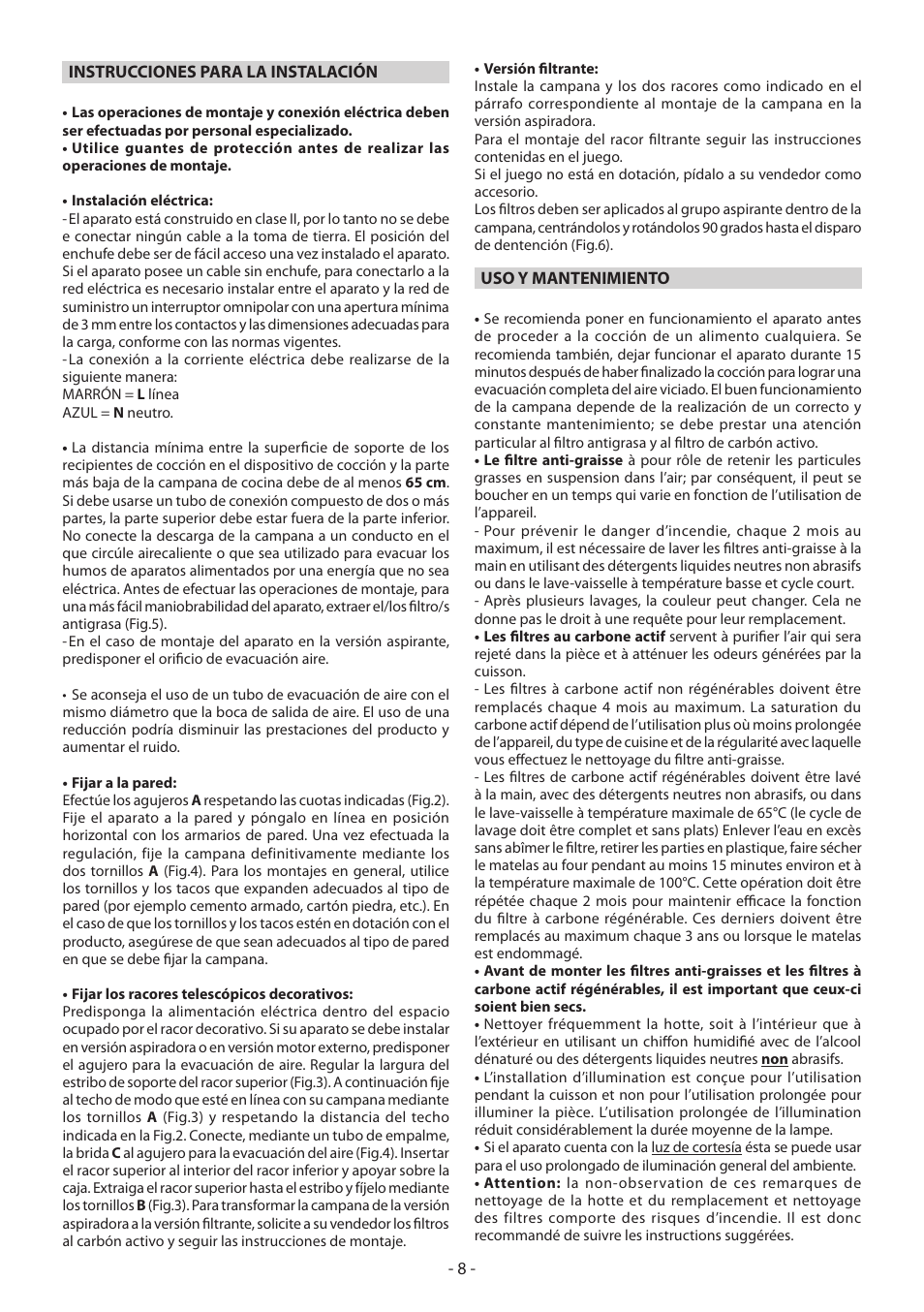 Beko CWB 9420 X User Manual | Page 8 / 16