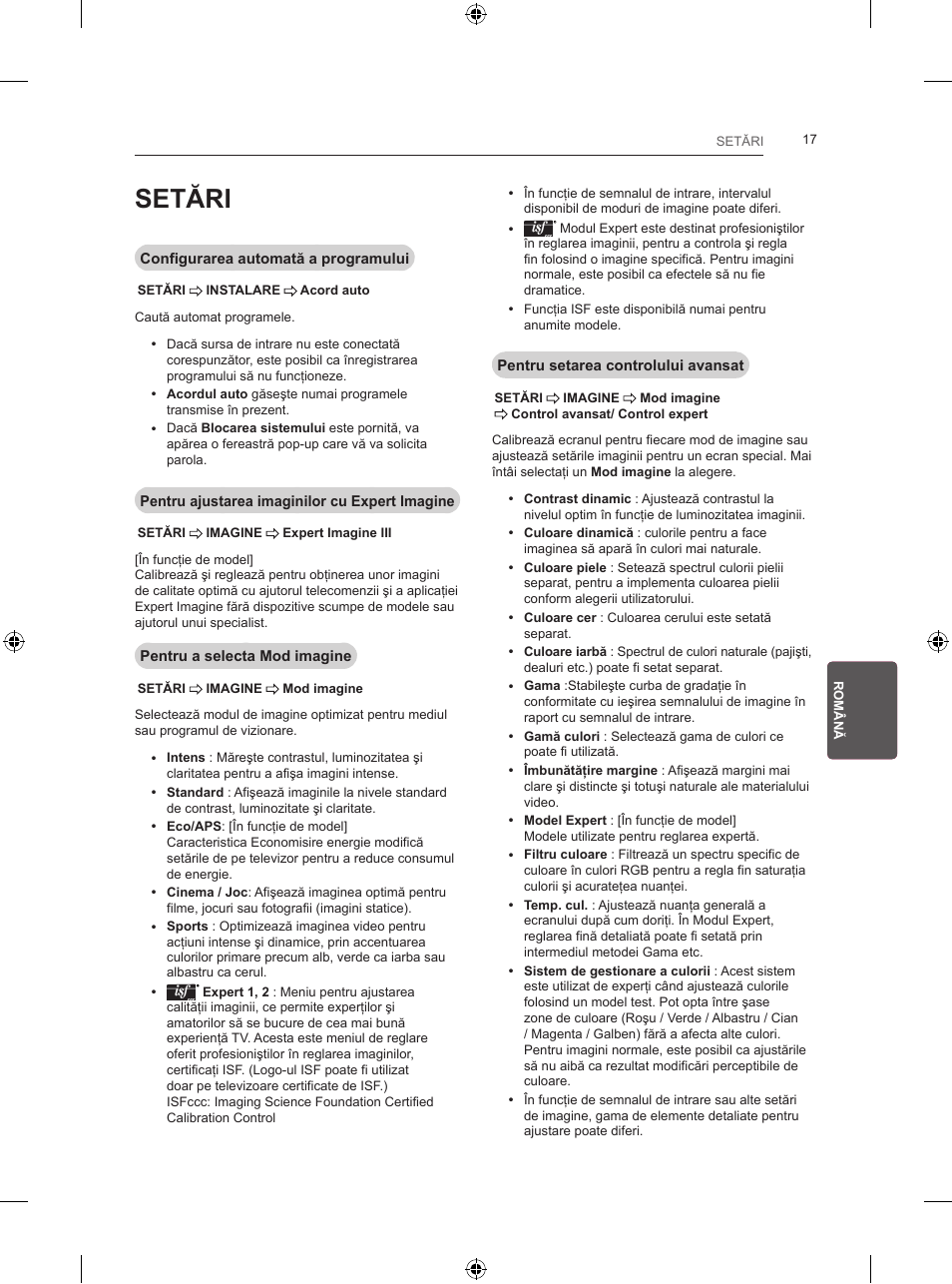 Setări | LG 24LB457B User Manual | Page 156 / 387