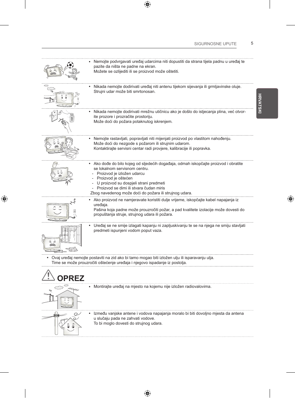 Oprez | LG 24LB457B User Manual | Page 276 / 387