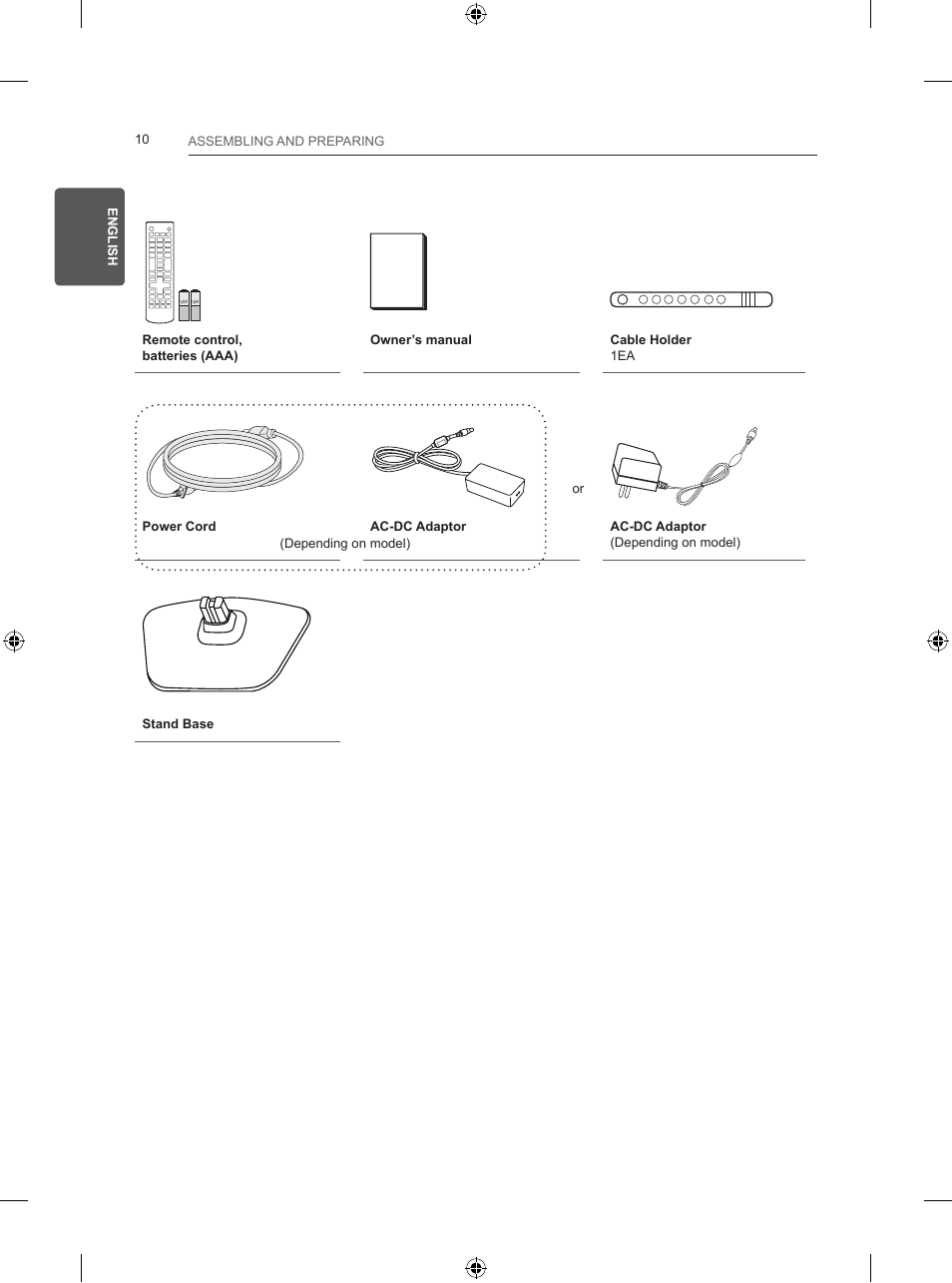 LG 24LB457B User Manual | Page 39 / 387