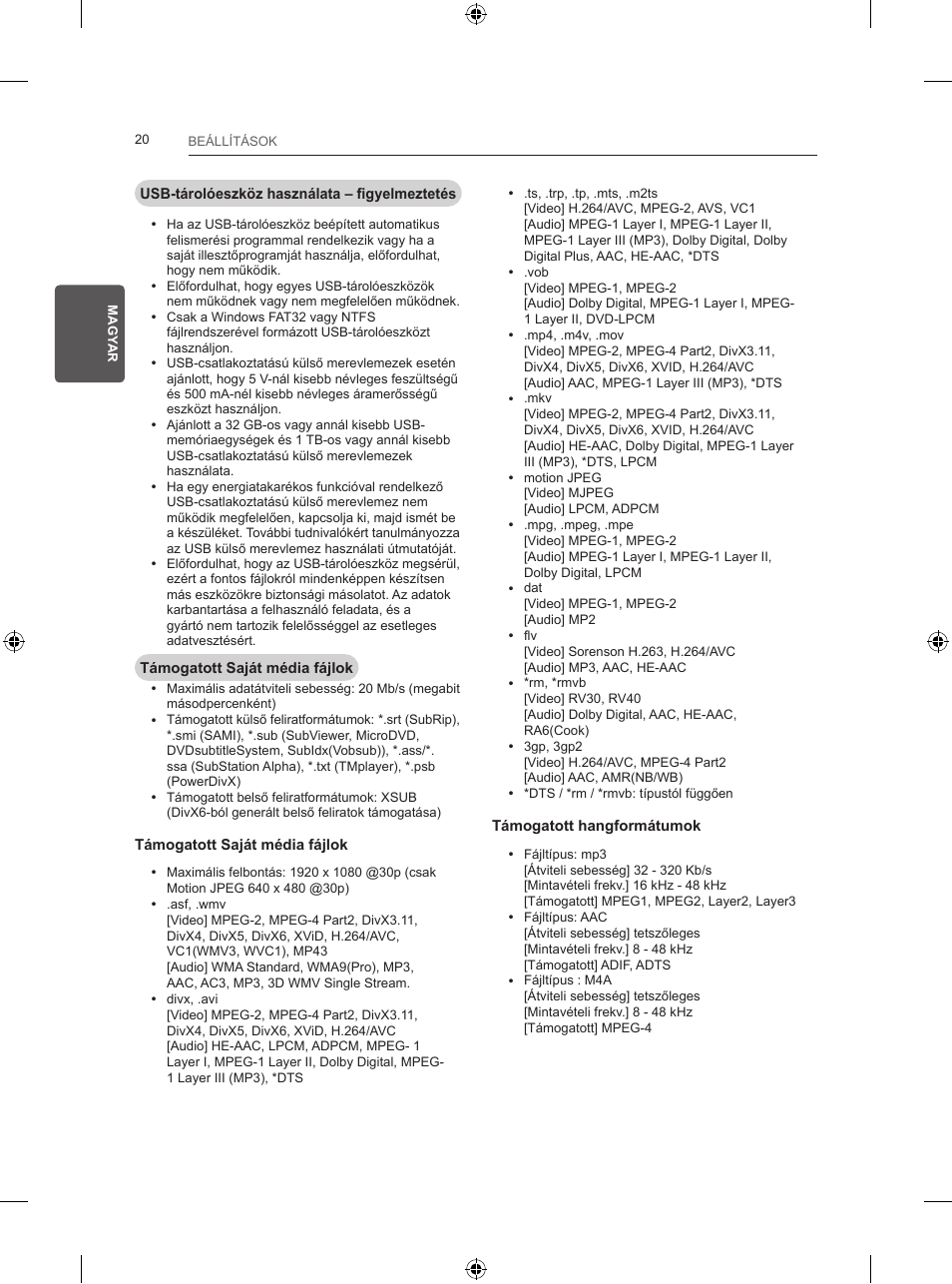 LG 24LB457B User Manual | Page 71 / 387