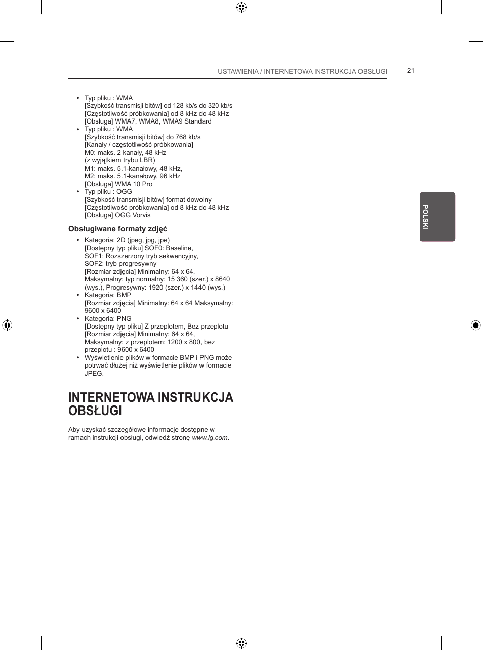 Internetowa instrukcja obsługi | LG 24LB457B User Manual | Page 94 / 387