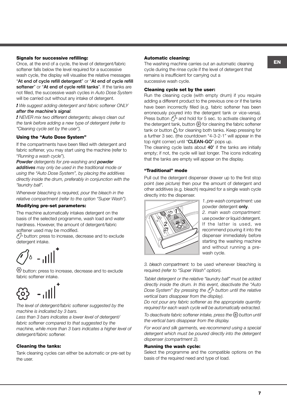 Hotpoint Ariston Aqualtis AQLF9D 692 U (EU)-A User Manual | Page 7 / 80
