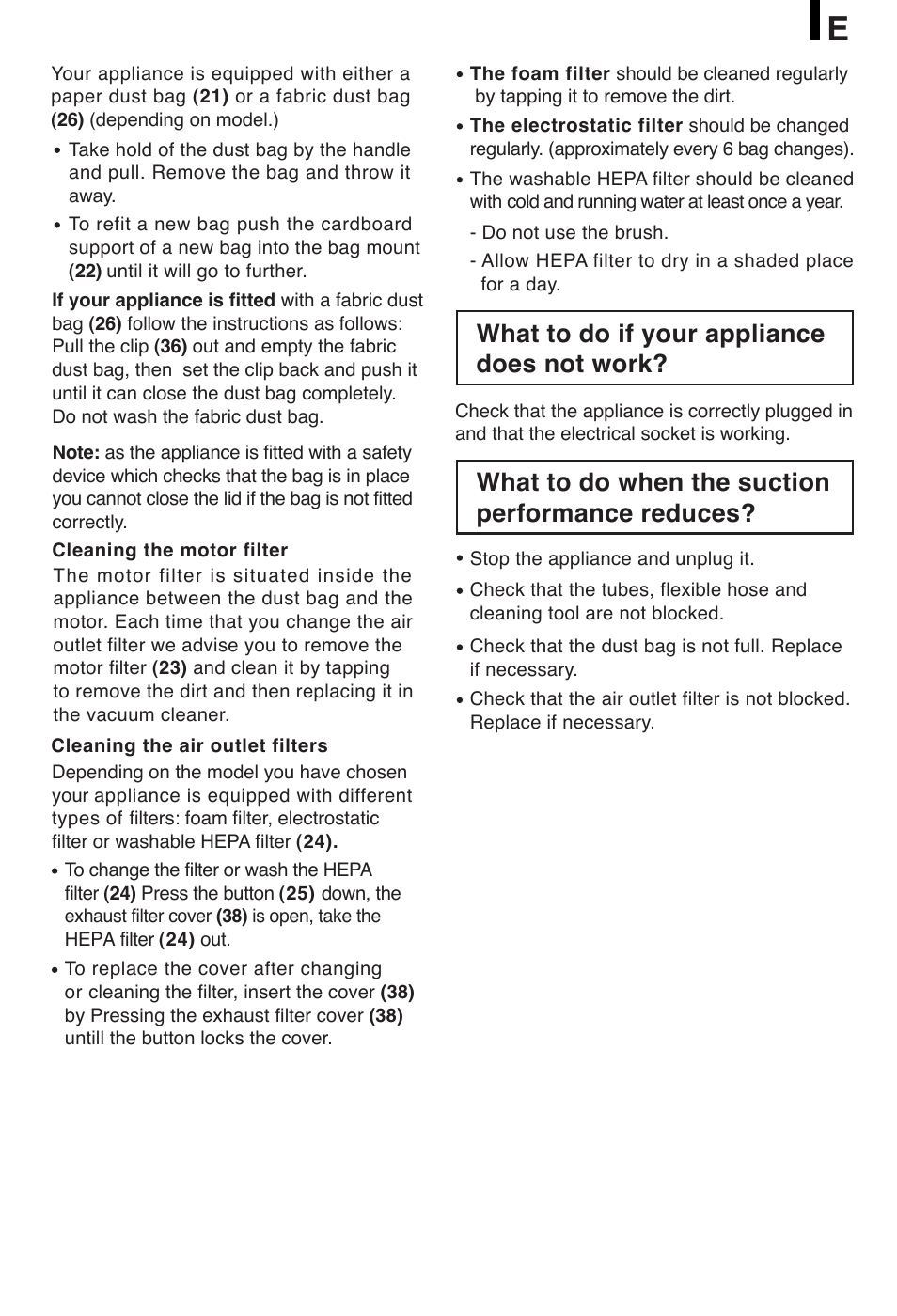 LG VC48121SQ User Manual | Page 22 / 29