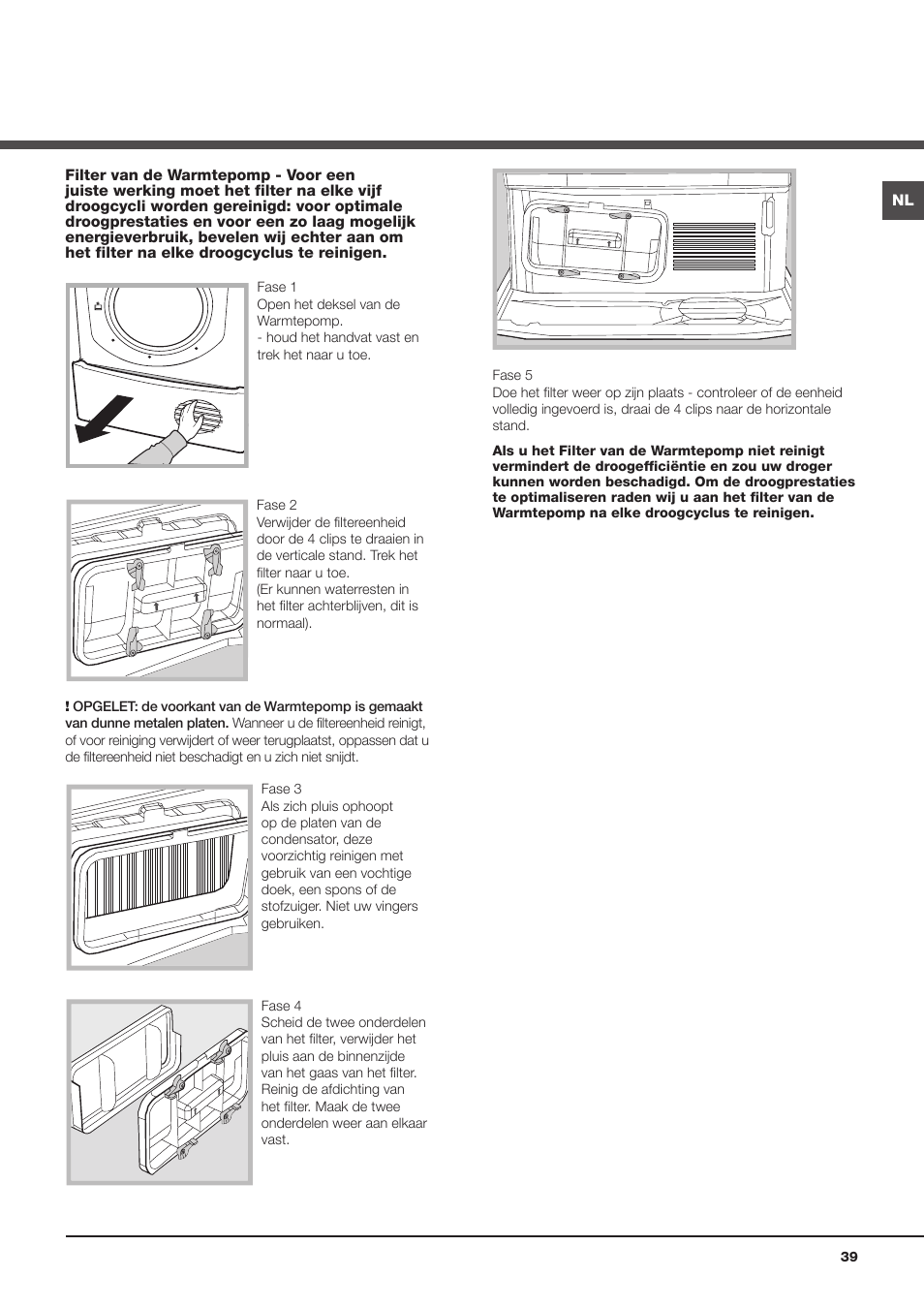 Hotpoint Ariston AQC9 4F5 T-Z1 (EU) User Manual | Page 39 / 72