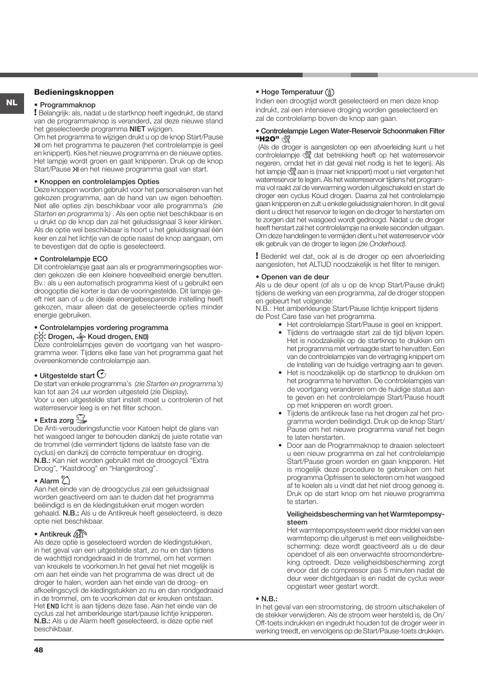 Hotpoint Ariston AQC9 4F5 T-Z1 (EU) User Manual | Page 48 / 72