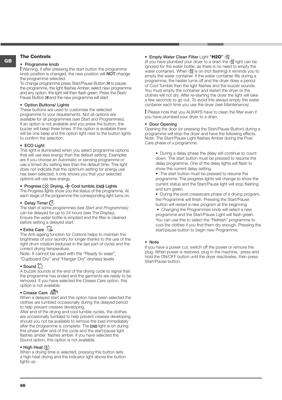 Hotpoint Ariston AQC9 4F5 T-Z1 (EU) User Manual | Page 66 / 72