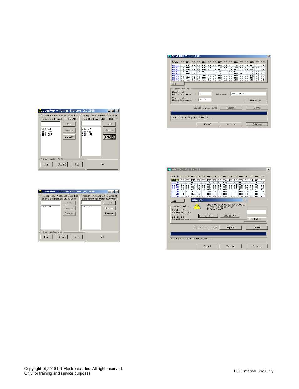 Adjustment | LG E2042T-BN User Manual | Page 11 / 20