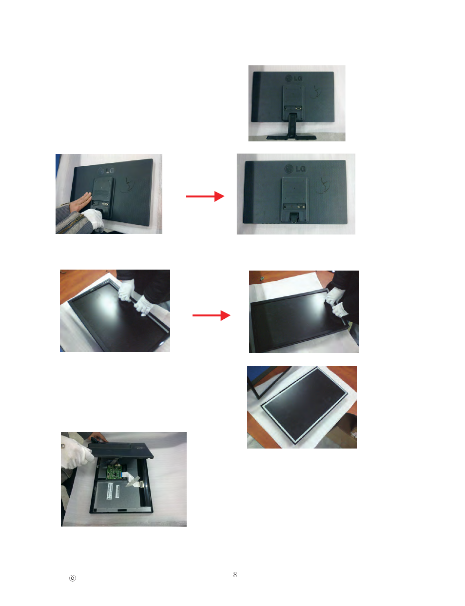 Disassembly-set | LG E2042T-BN User Manual | Page 8 / 20