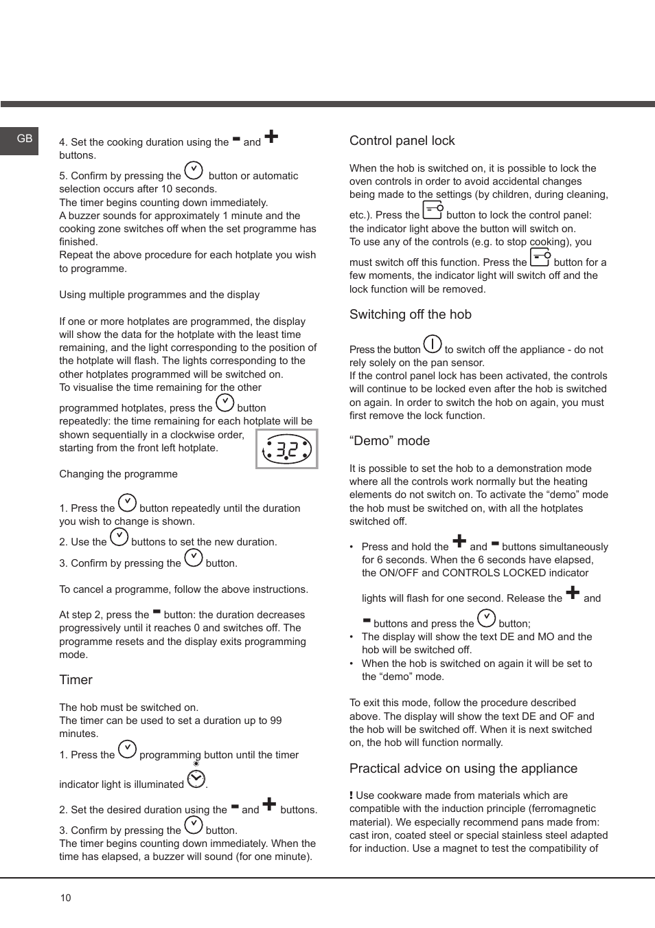 Hotpoint Ariston KIO 632 C C User Manual | Page 10 / 80