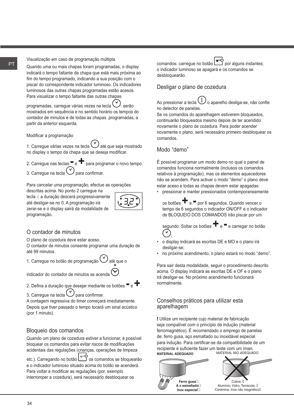 Hotpoint Ariston KIO 632 C C User Manual | Page 34 / 80