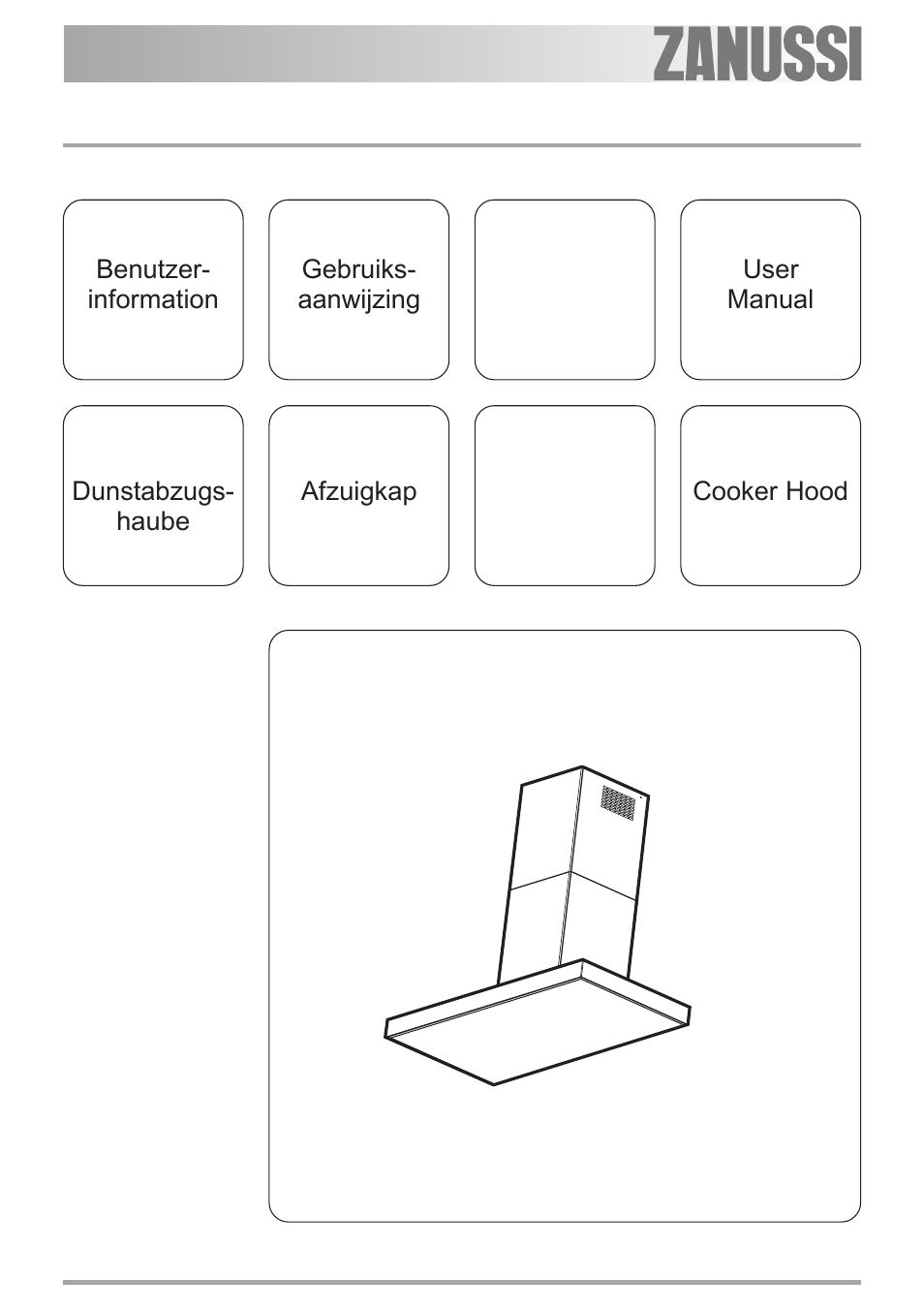 Zanussi ZHC9244X User Manual | 84 pages