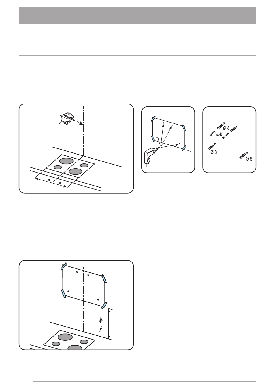 Befestigung | Zanussi ZHC9244X User Manual | Page 16 / 84