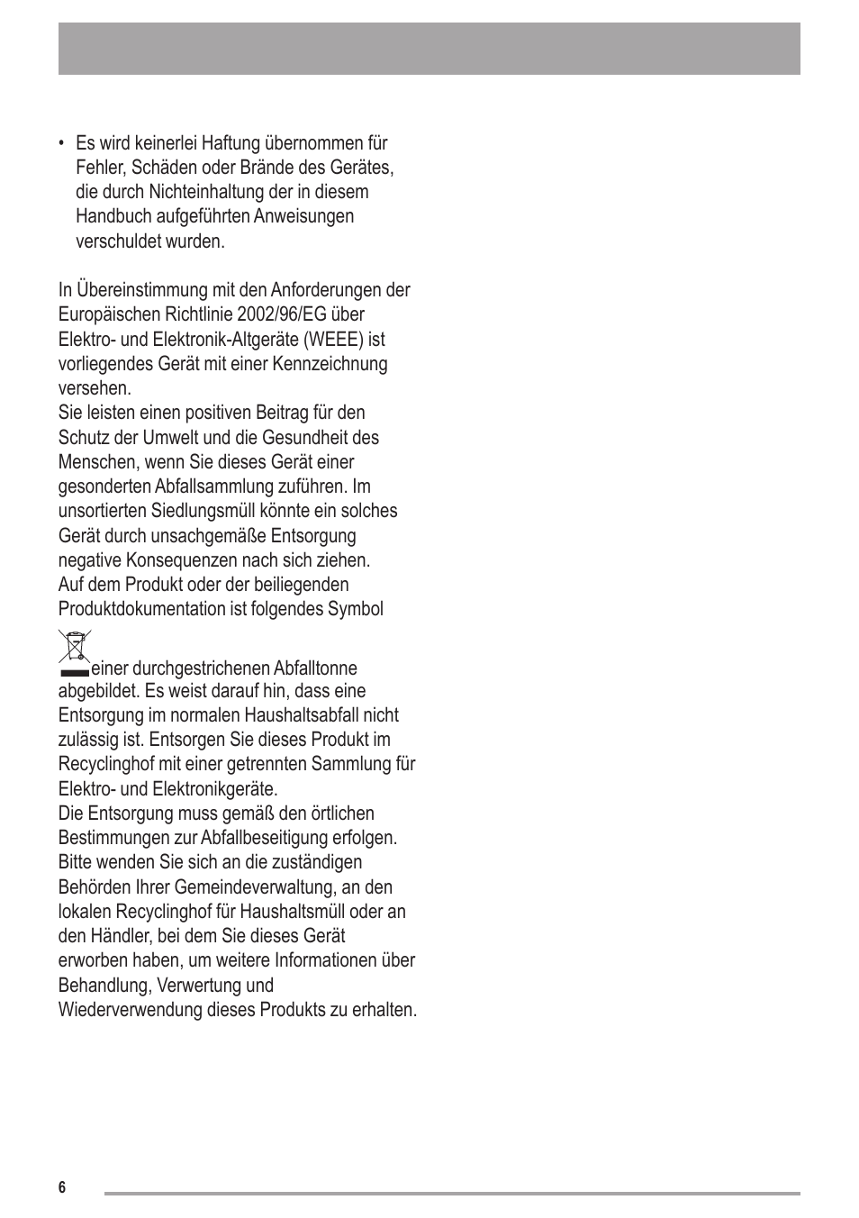 Zanussi ZHC6121X User Manual | Page 6 / 72