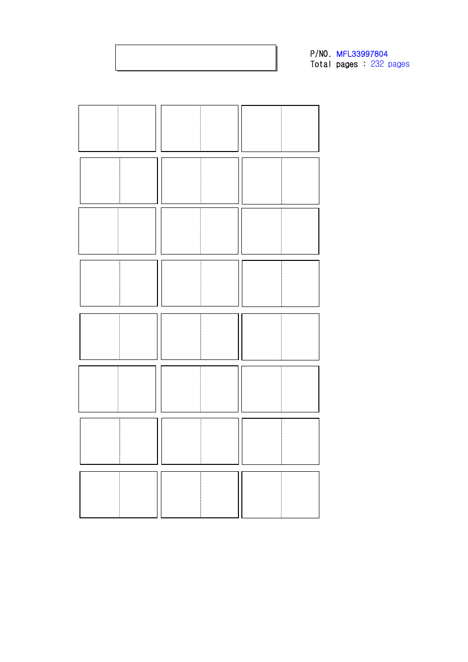 Pagination sheet | LG 20LS1R User Manual | Page 3 / 236