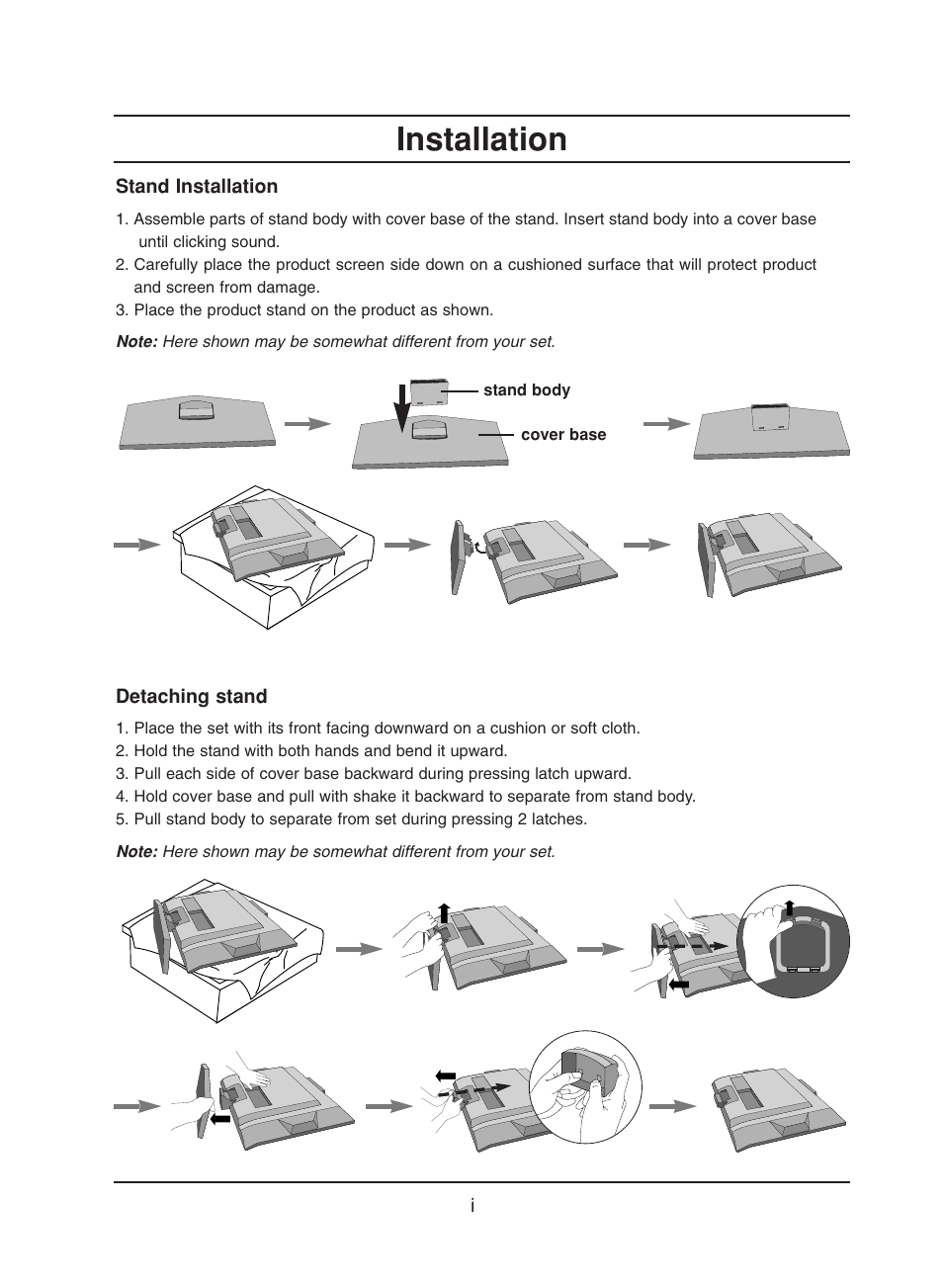 Installation | LG 20LS1R User Manual | Page 7 / 236