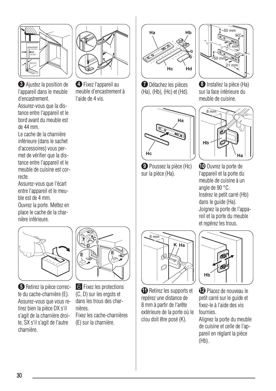 Zanussi ZBA23040SA User Manual | Page 30 / 44