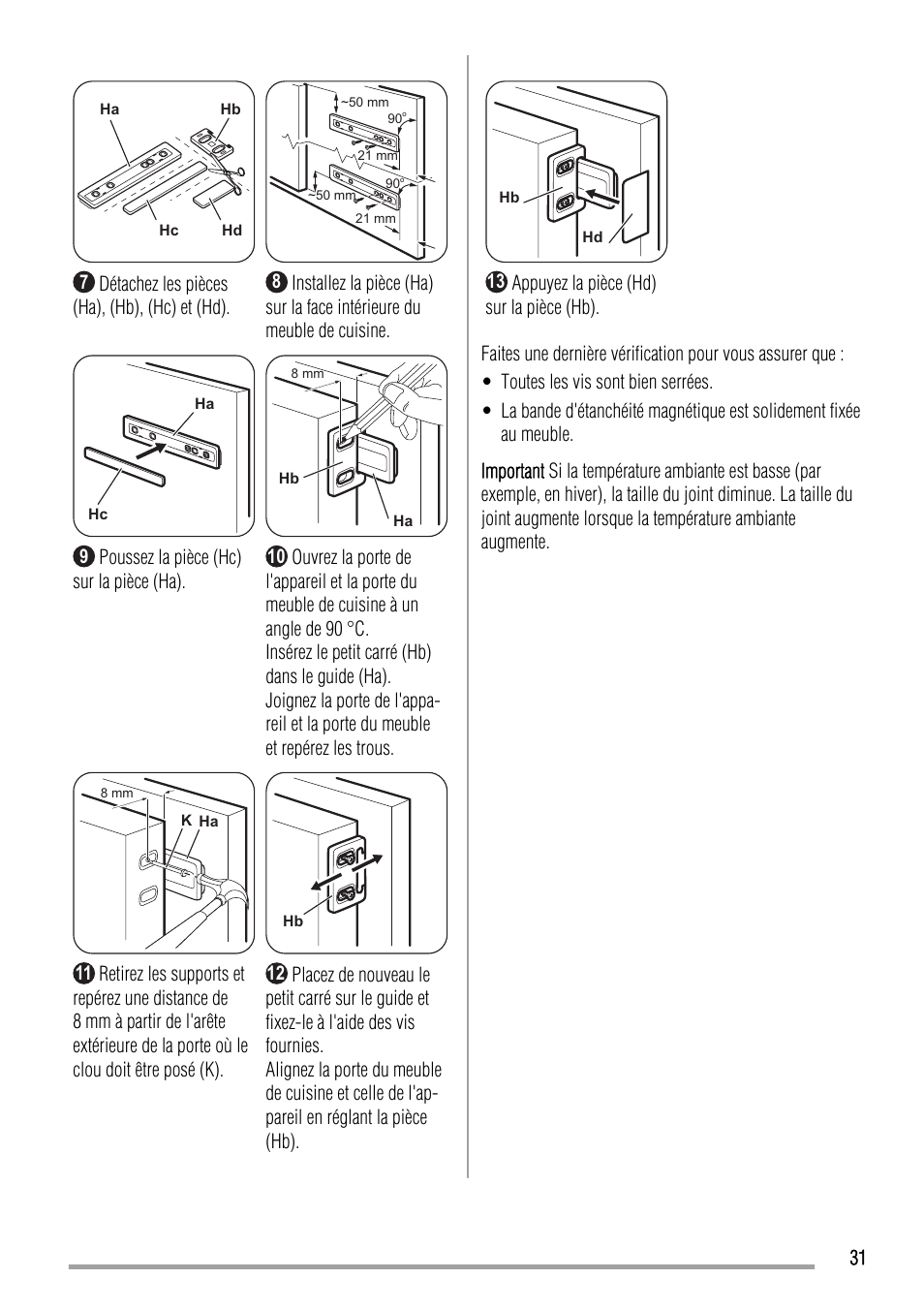 Zanussi ZBA19020SA User Manual | Page 31 / 44