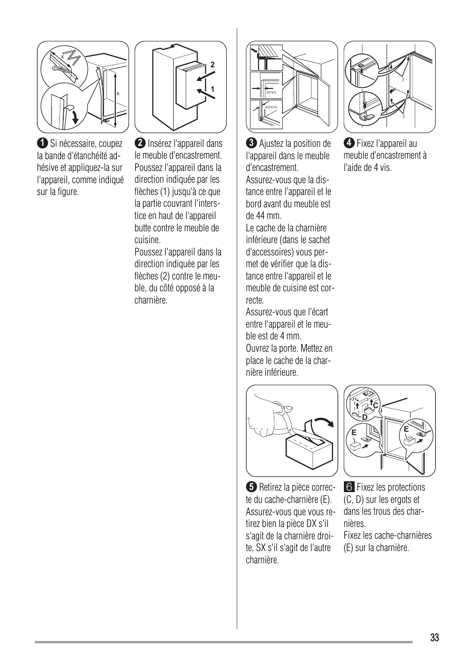 Zanussi ZBA17420SA User Manual | Page 33 / 48