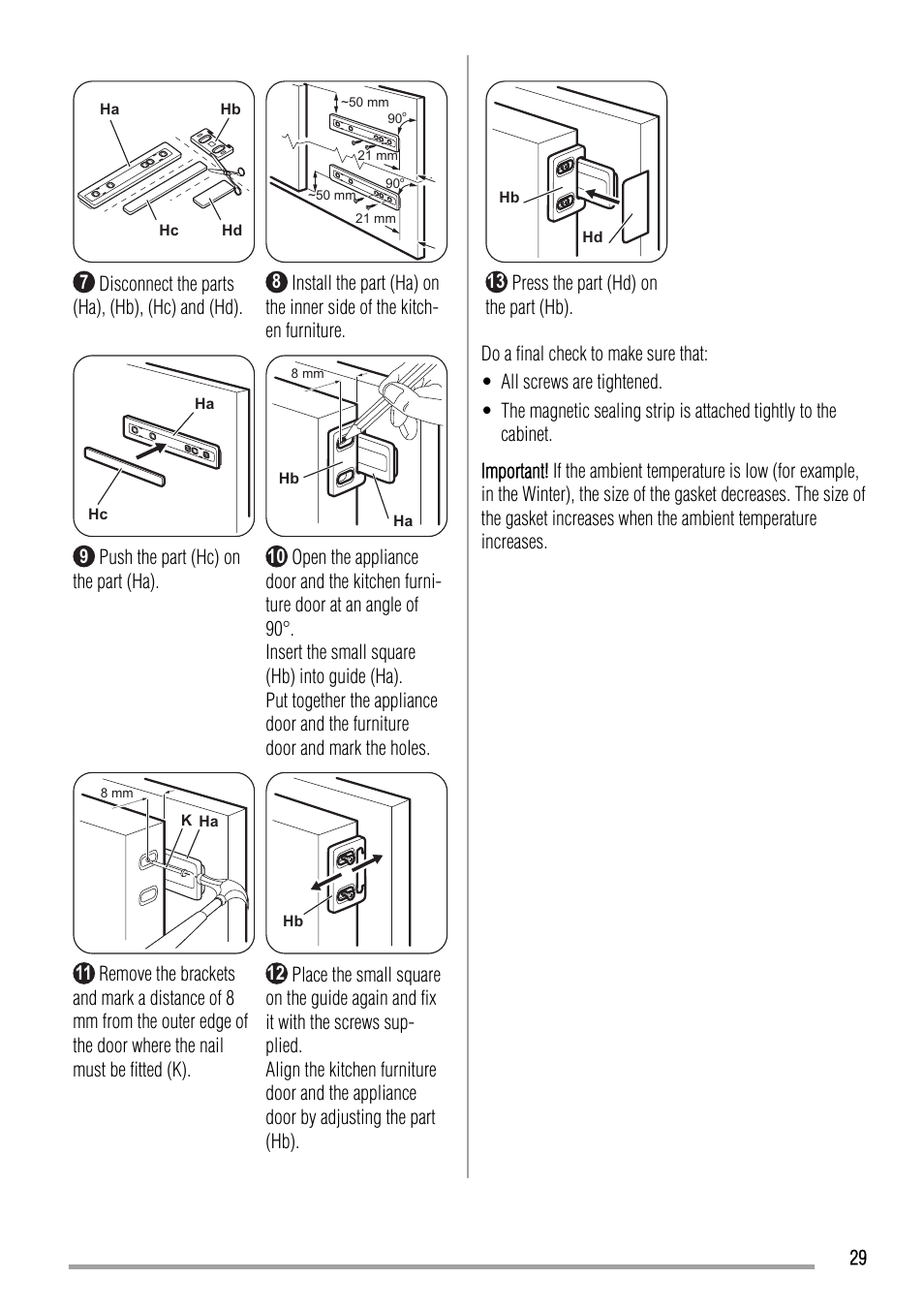 Zanussi ZBA23020SA User Manual | Page 29 / 64