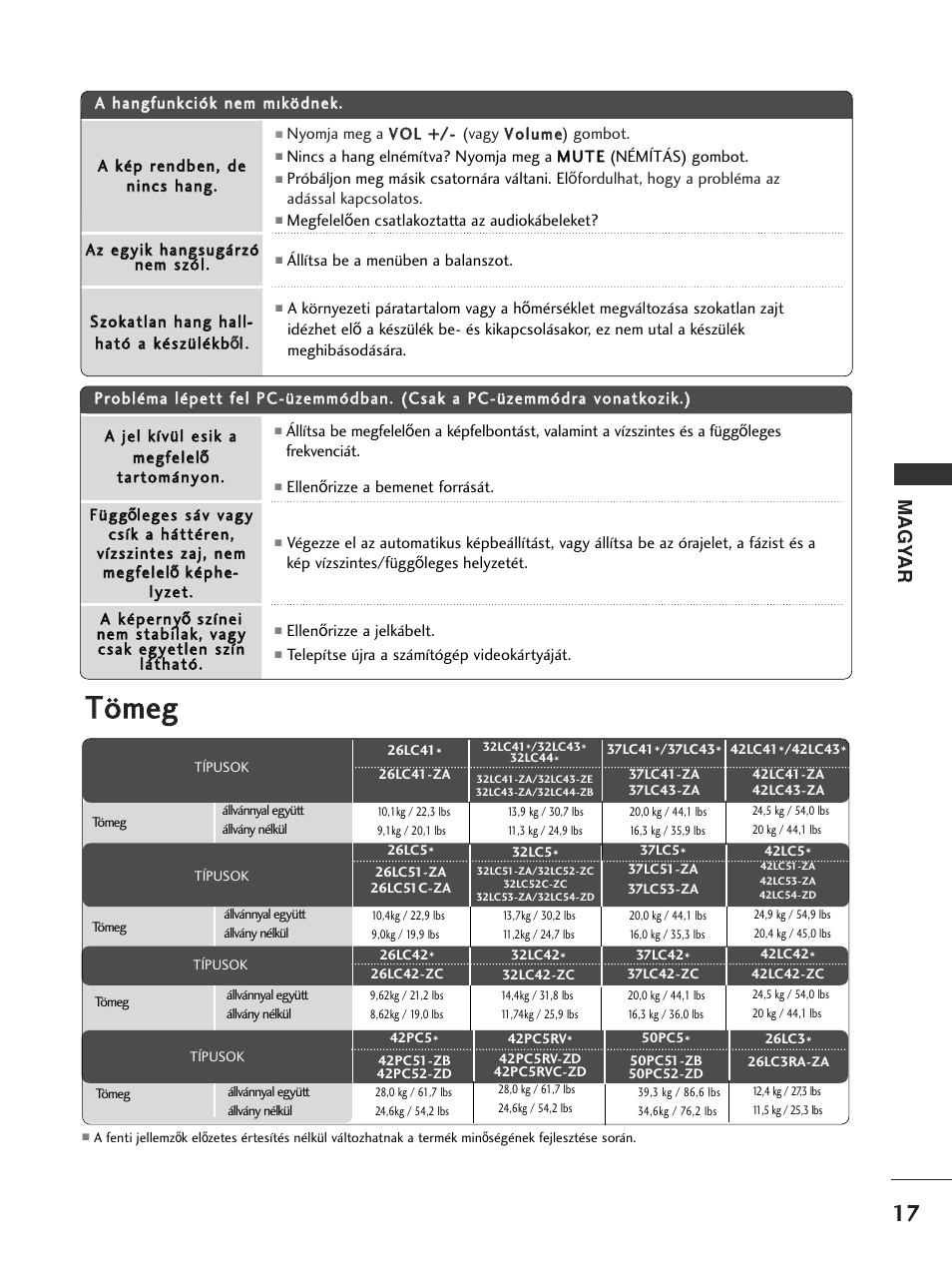 Ttö öm meeg g, Magy ar | LG 50PC51 User Manual | Page 185 / 448