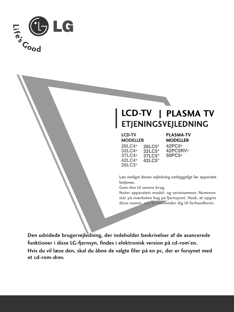 Lcd-tv plasma tv | LG 50PC51 User Manual | Page 347 / 448