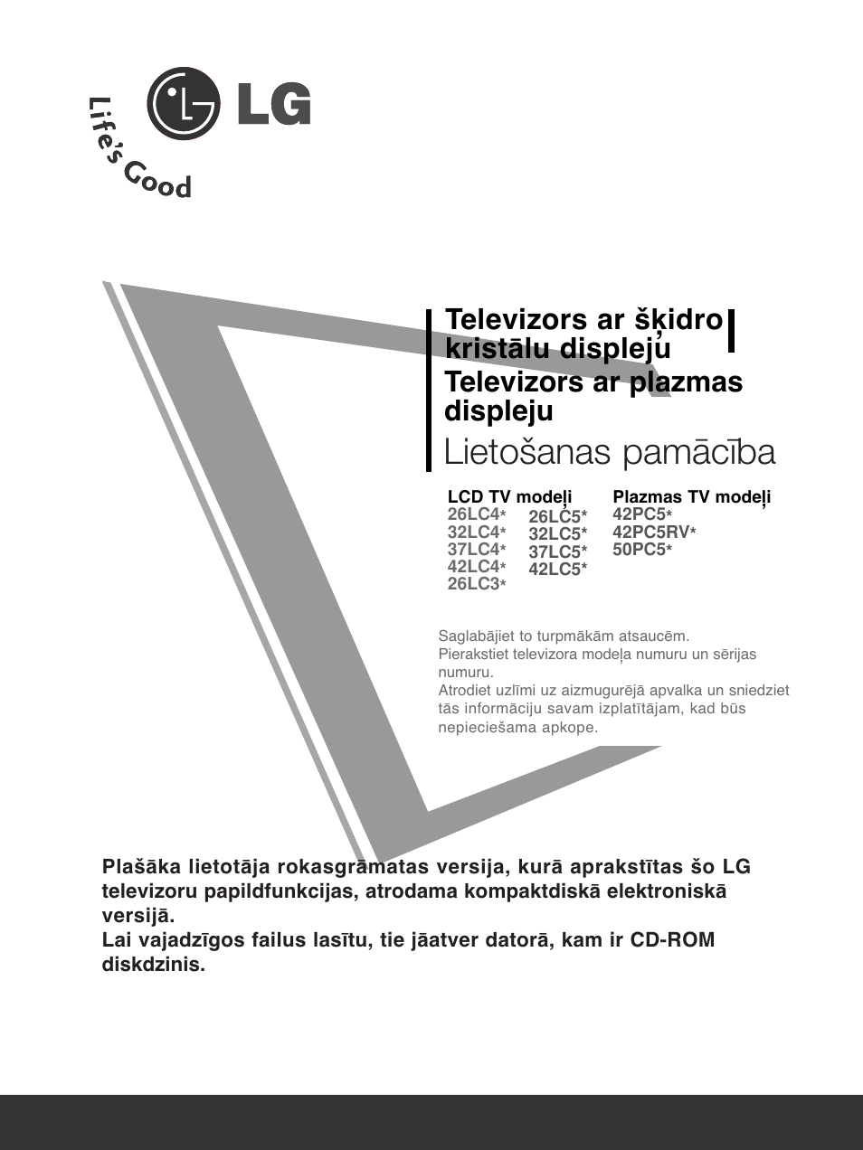 Lieto‰anas pamçc¥ba | LG 50PC51 User Manual | Page 407 / 448