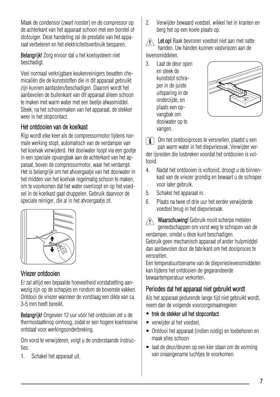 Zanussi ZBB24430SA User Manual | Page 7 / 52