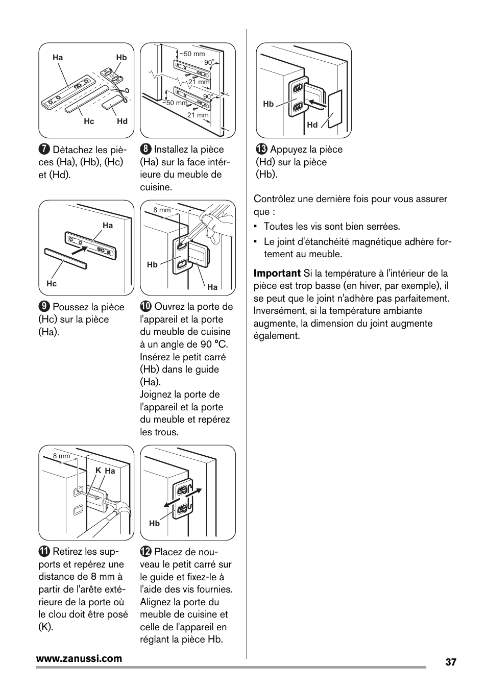 Zanussi ZBT20420SA User Manual | Page 37 / 56